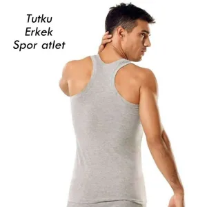 toptan erkek gri sporcu rambo atlet