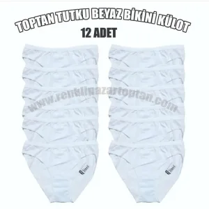 toptan tutku bayan beyaz bikini külot iç çamaşırı