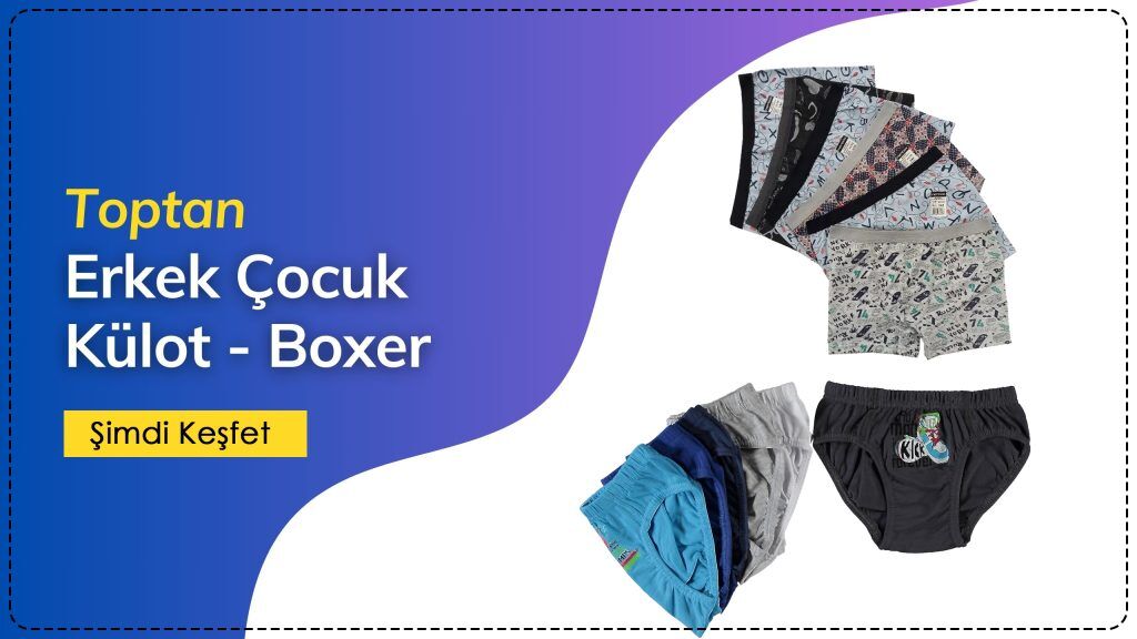 toptan erkek çocuk külot