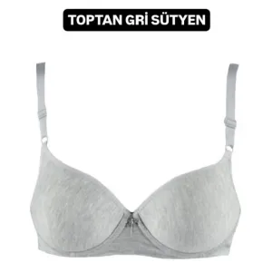 toptan gri sütyen bayan iç giyim