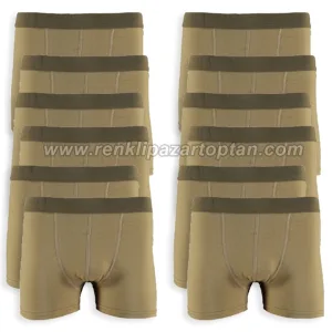 toptan erkek asker haki boxer