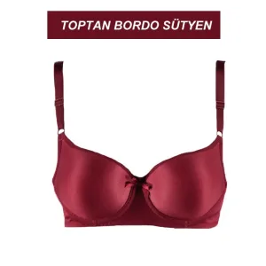 toptan bordo sütyen bayan iç çamaşırı