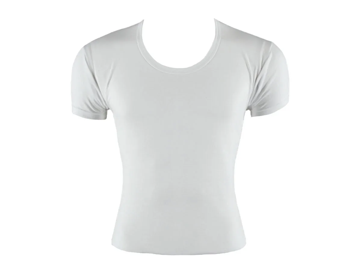 bisiklet yaka erkek beyaz atlet