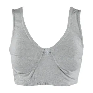 toptan bayan gri yarım atlet anne sütyeni