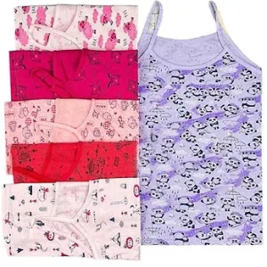 toptan kız çocuk desenli atlet