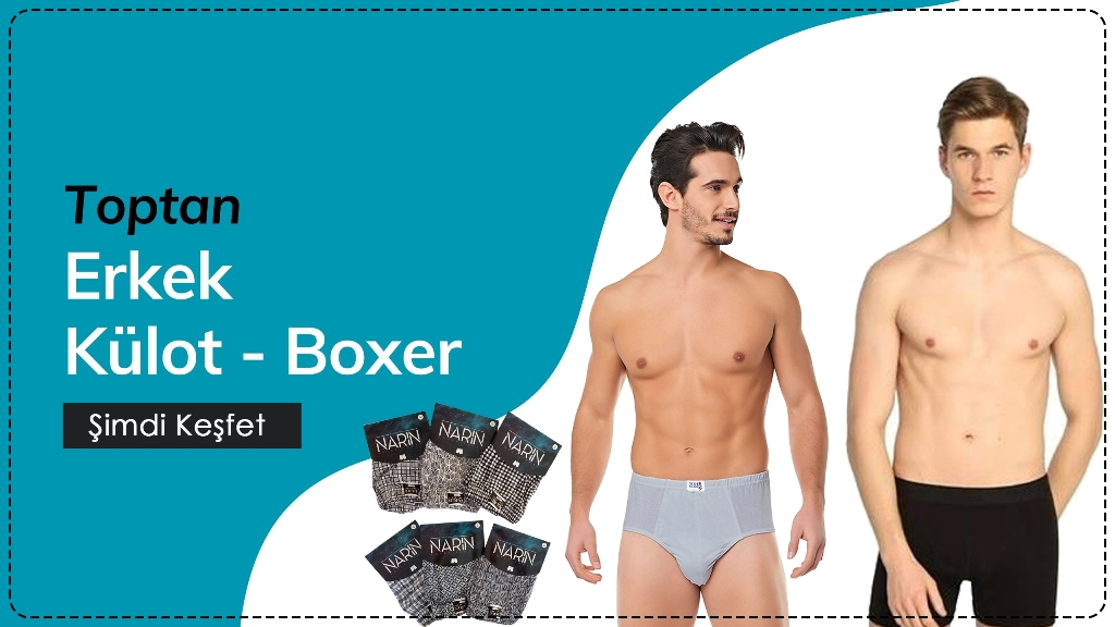 Toptan Erkek Külot Boxer