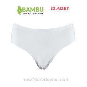 toptan bayan bambu külot beyaz kadın iç giyim